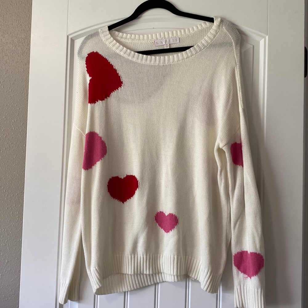 KARLIE heart sweater